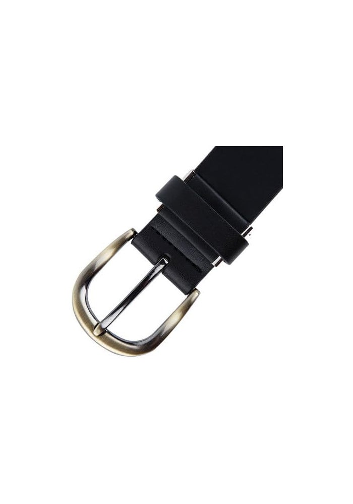 Daiso Flat Belt Black Classic Adjustable Belt - Image 3